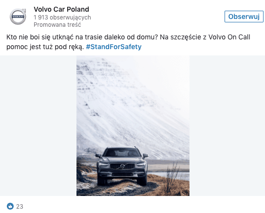 reklama Volvo